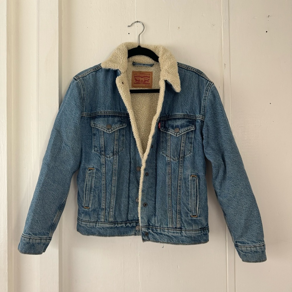 levi’s sherpa denim jacket